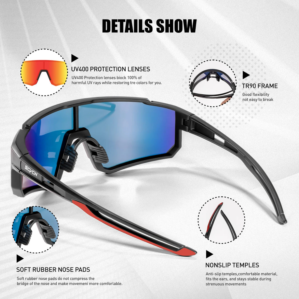Lunettes vélo UV400 outdoor — image 6