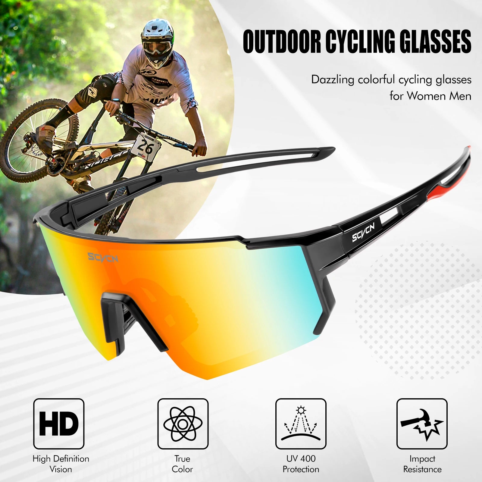 Lunettes vélo UV400 outdoor — image 4